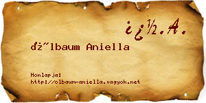 Ölbaum Aniella névjegykártya